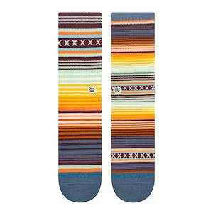 Stance: STANCE CURREN ST CREW SOCKS - SEA BLUE