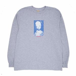 FUCKING AWESOME DAMAGED LS TEE - HEATHER GREY