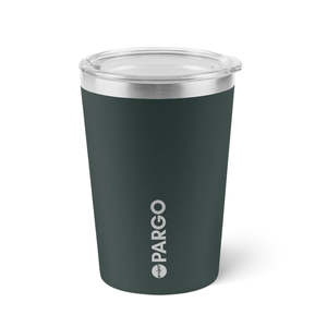 PARGO 12oz INSULATED REUSABLE CUP - BBQ CHARCOAL