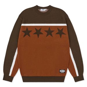 COME SUNDOWN BURN OUT KNIT - BROWN/ORANGE