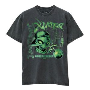 XLARGE RULES THE WORLD TEE - PIGMENT BLACK