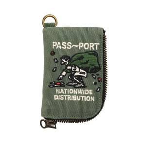 PASSPORT DISTRIBUTION COIN POUCH - ELM GREEN