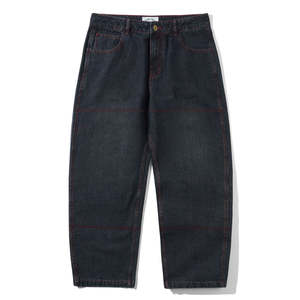 CASH ONLY ALEKA DENIM JEANS - WASHED STREAKY DENIM