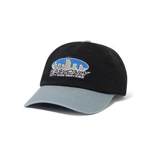 Cash Only: CASH ONLY CITY WIDE 6 PANEL CAP - BLACK