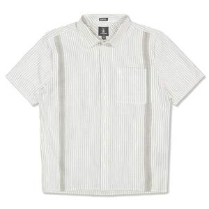 VOLCOM IRVING SHORT SLEEVE SHIRT - OFF WHITE