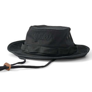 S/DOUBLE MID BLOCK BOONIE - BLACK