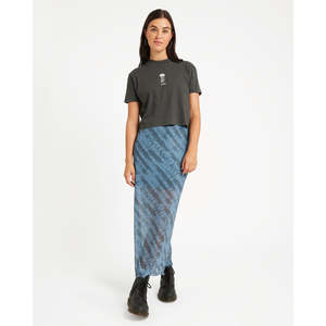 VOLCOM WICKED LIGHTNING SKIRT - BLUE SAPPHIRE