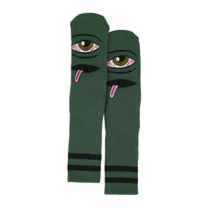 Toy Machine Bloodshot Eye Socks - Forest