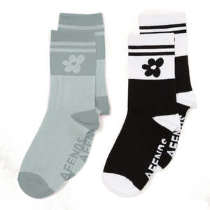 Afends: AFENDS GARDEN VARIETY SOCKS 2 PACK - MULTI