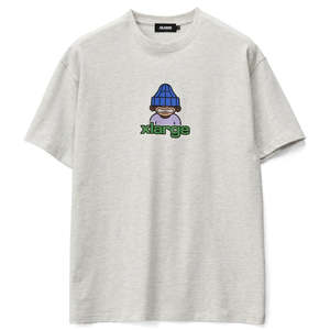 Xlarge: XLARGE GRIN TEE - ASH HEATHER
