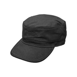 Vic: VIC MILITARY FIELD CAP - BLACK (TONAL LOGO)