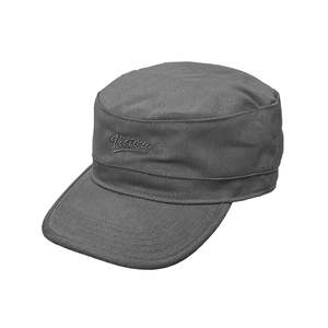 Vic: VIC MILITARY FIELD CAP - CHARCOAL (TONAL LOGO)