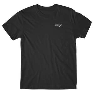GIRL CRAILTAP LOGO TEE - BLACK