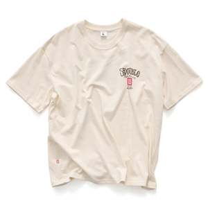 Apparel: S/DOUBLE NEW FLAVOUR TEE - UNBLEACHED