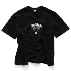 Apparel: S/DOUBLE CITREON TEE - PIGMENT BLACK