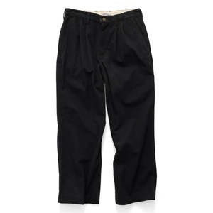 Apparel: S/DOUBLE WIDE CUT FIELD PANT - BLACK