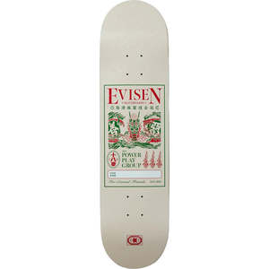 EVISEN DRAGON NAME TAG 1 WHITE/RED 8.25"