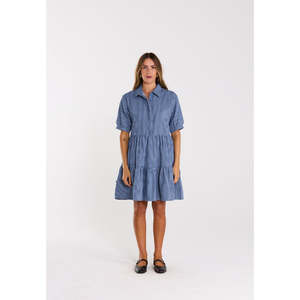 Sale: THING THING NOVA DRESS - SKYLINE DENIM