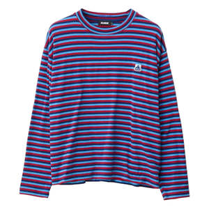 XLARGE STRIPE GORILLA FIT LS TEE - BLUE