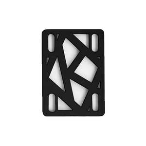Krooked: KROOKED 1/4" RISER - BLACK