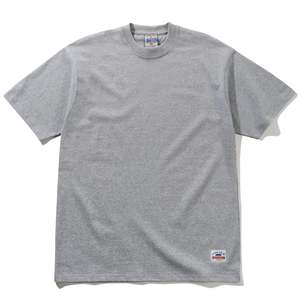 CASH ONLY HEAVY-WEIGHT TEE - HEATHER GREY