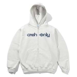 Apparel: CASH ONLY PROTOCOL ZIP-THRU HOOD - ASH