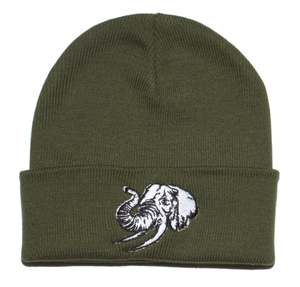 UNCONDITIONAL ELEPHANT IN THE ROOM BEANIE - GREEN