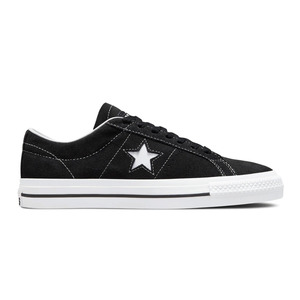 Converse: CONVERSE ONE STAR PRO LOW SUEDE - BLACK/WHITE