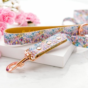 Vegan Leather Dog Leads: Got it Glowing On - Boho Vibes Vegan Leather Lead