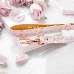 Precious Petal - Pastels Vegan Leather Dog Lead