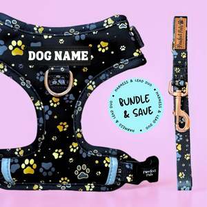 I Love You BEARy Much - Personalised Adjustable Harness Duo