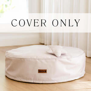 Dog Beds: Calm Beige - Cuddle Bud Dog Bed Cover