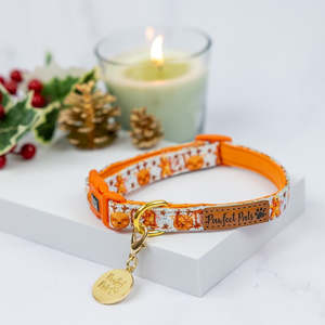 Soft Dog Collars: Snow Cute - Soft Dog Collar