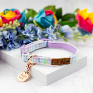 Once and Flor-all - Gingham Soft Dog Collar