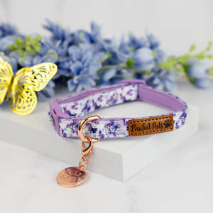 Soft Dog Collars: Social Butterfly - Soft Dog Collar