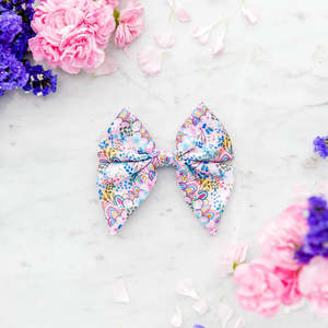 Dog Bow Ties: Got it Glowing On - Boho Vibes Sailor Bow Tie