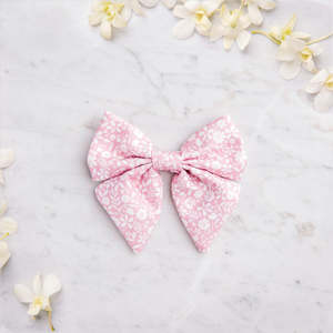 Precious Petal - Dusty Pink Sailor Bow Tie