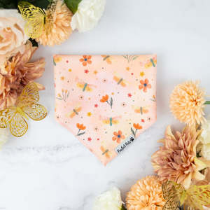 Dog Bandanas: BeautiFALL - Dragonflies Cotton Bandana