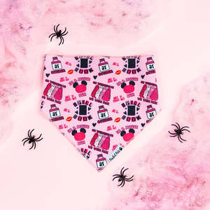 Dog Bandanas: Mean Ghouls - Cotton Bandana