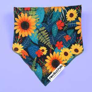 50 Off: Sunflower Bloom - Cotton Bandana