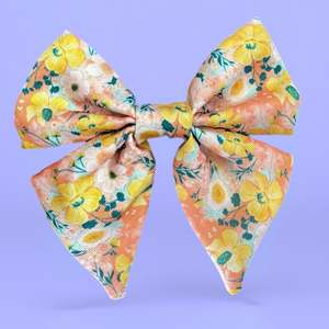 Dog Bow Ties: Summer FIeld - Sailor Bow Tie