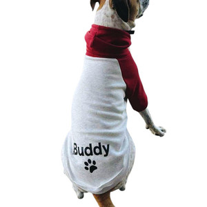 Casual Personalised Dog Hoodie with name - Grey Pawfect Limited