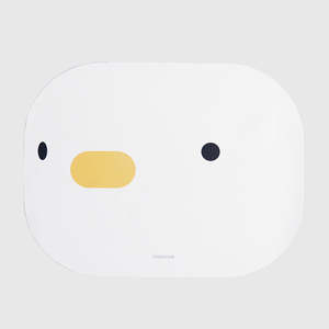 PURROOM Oval Meal Mat White