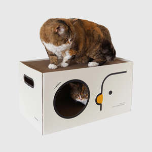 PURROOM Cat Scratching House