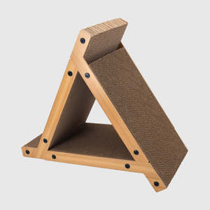 Cat Toys: Fukumaru 3 Sided Vertical Cat Scratcher(Triangle)
