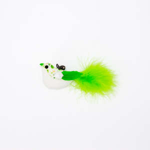 Green Feather Bird Cat Teaser Wand