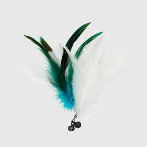 Cat Toys: Natural Feather Cat Teaser Wand