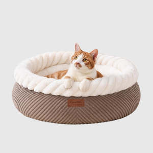 Fukumaru Deep Sleep Round Cat Bed
