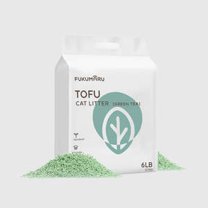 Cat Litters: Fukumaru Tofu Cat Litter Green Tea