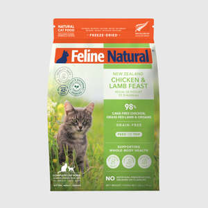 Feline Natural Chicken & Lamb Feast Freeze Dried Cat Food